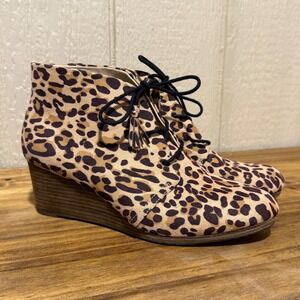 Dr. Scholl's Leopard Print Ankle Boots